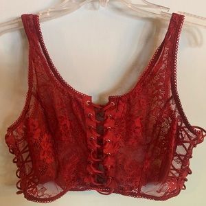 Torrid lace up bralette
